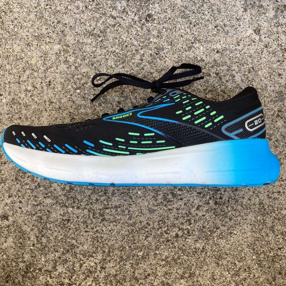 Brooks Glycerin 20 - Black, Blue, and Green. Size 9.5 Mens - Picture 3 of 6